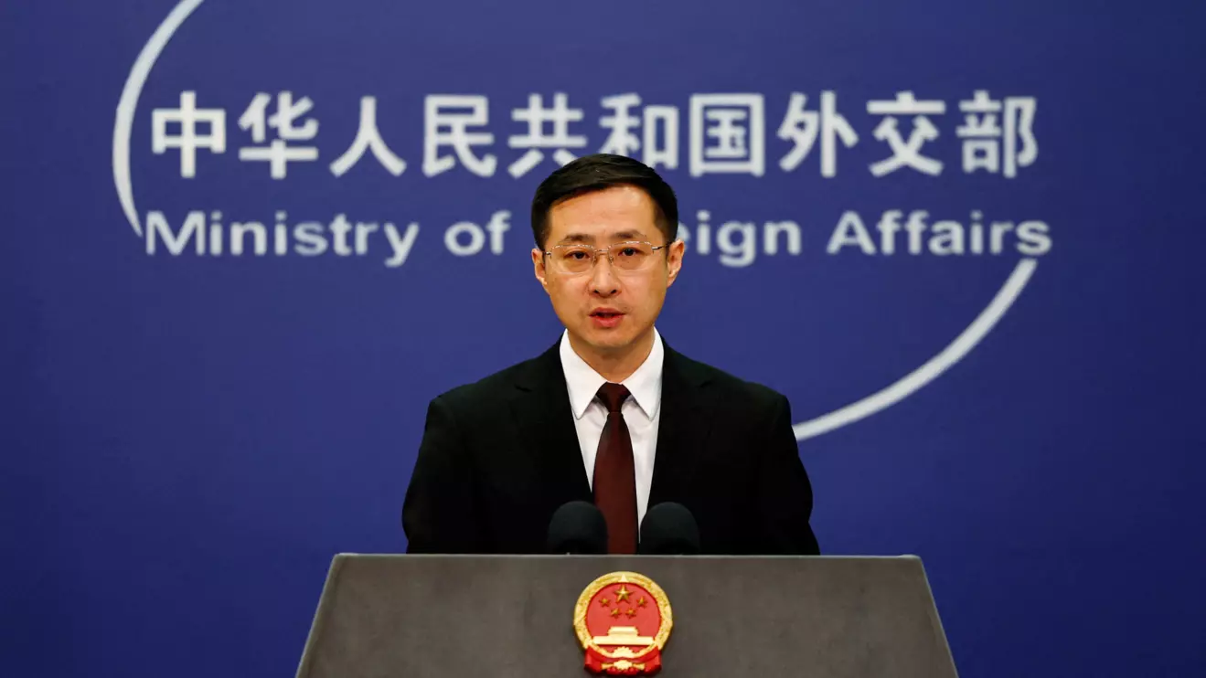 Chinese Foreign Ministry spokesperson Lin Jian, Reuters/Tingshu Wang