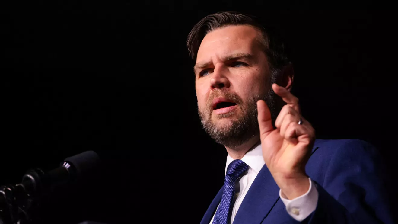 U.S. Vice President JD Vance delivers remarks at a Day of Friendship event with Hungarian Prime Minister Viktor Orban at MTK Sportpark in Budapest, Hungary, April 7, 2026. Reuters/Jonathan Ernst