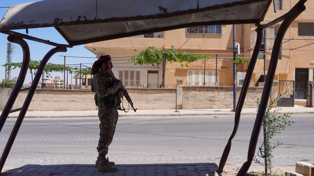 A member of the Syrian security forces, Reuters/Karam al-Masri