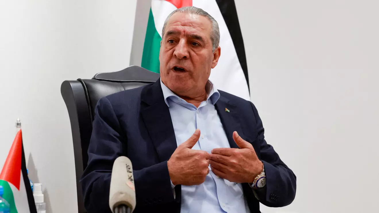 Hussein Al-Sheikh, Secretary General of the Executive committee of the Palestine Liberation Organization (PLO), Reuters/Ammar Awad