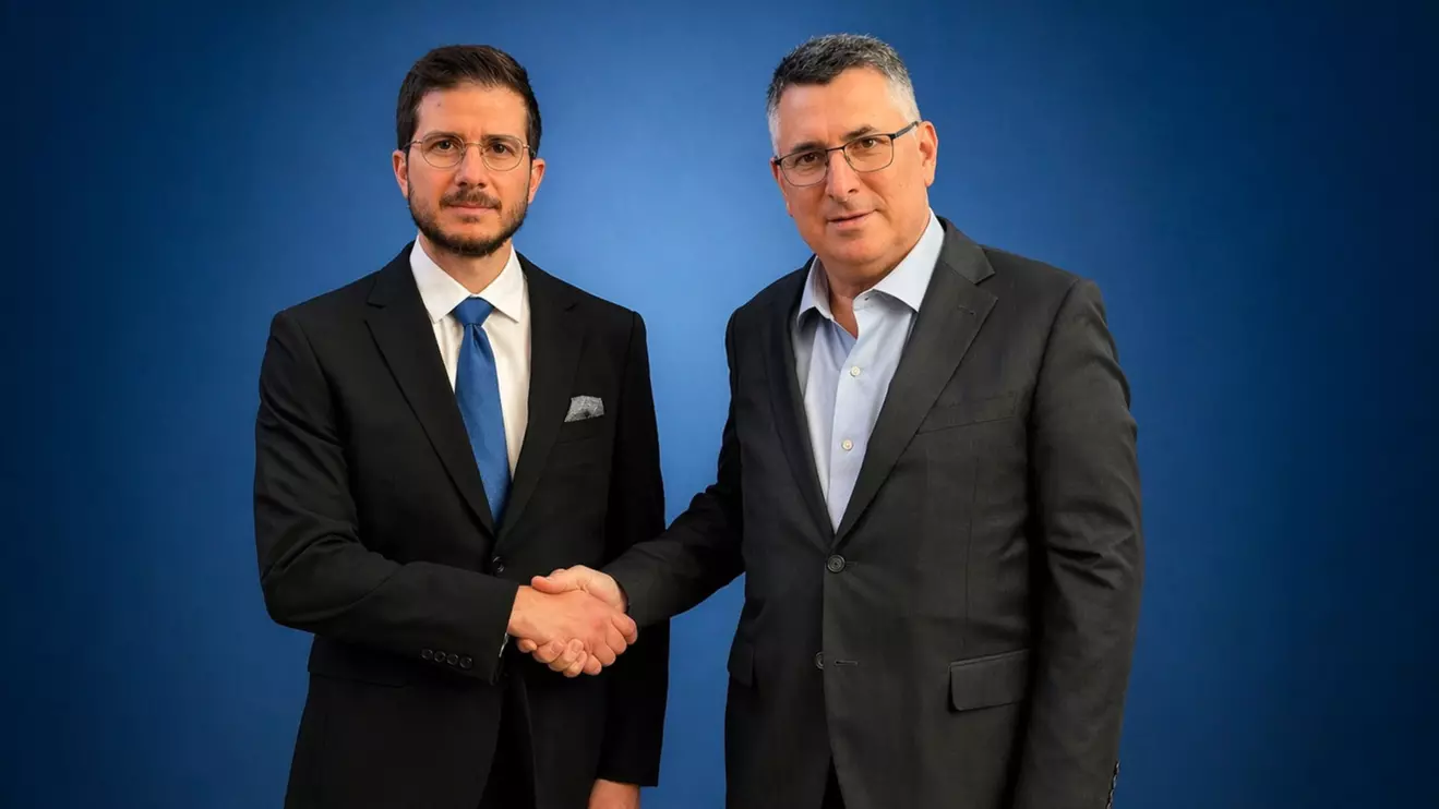 George Deek and Gideon Sa'ar © X