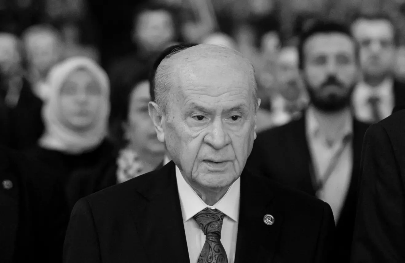 Devlet Bahceli, leader of the Nationalist Movement Party (MHP), attends Century of Turkey meeting in Ankara, Turkey, October 28, 2022. Reuters/Umit Bektas