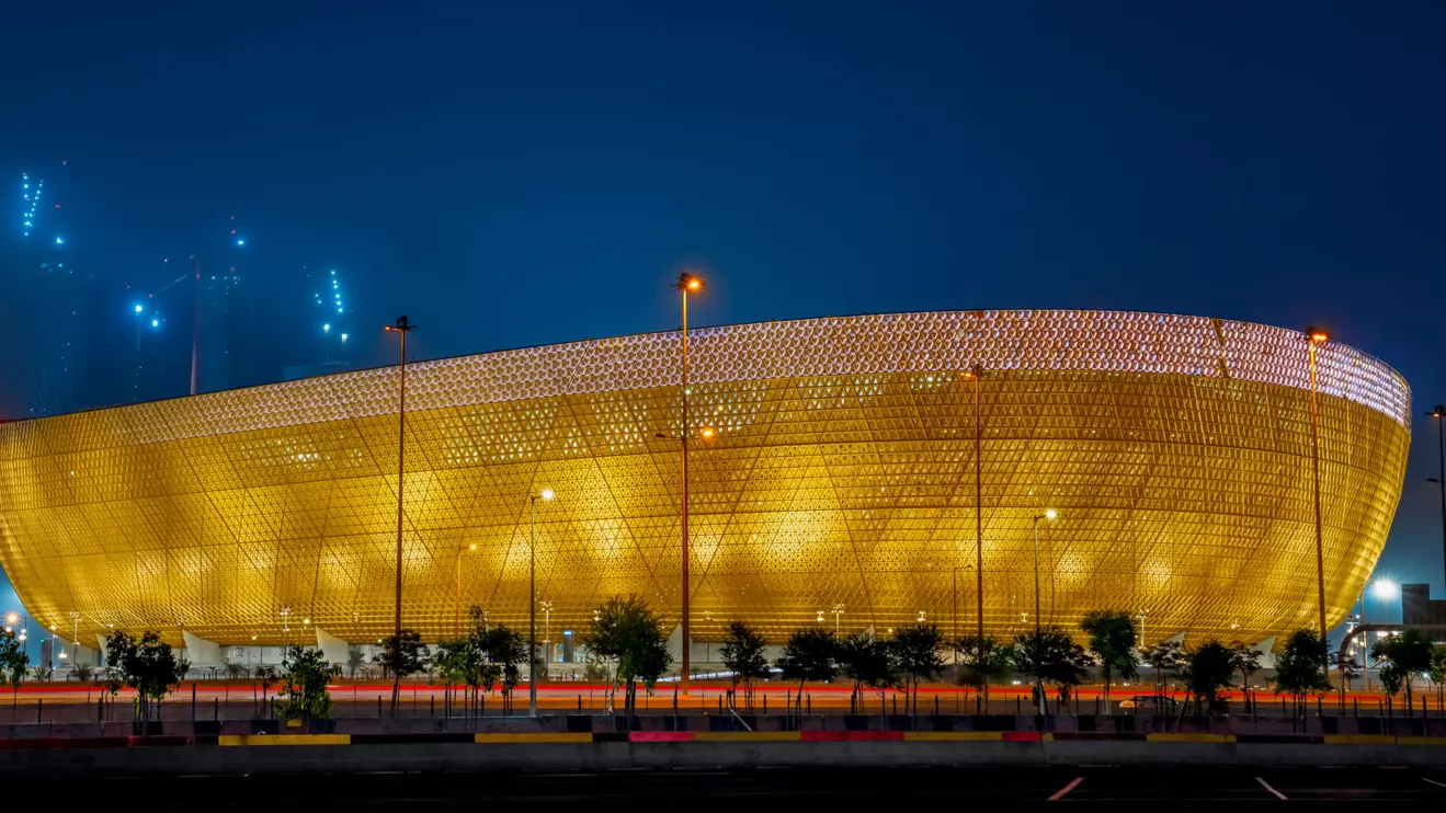 The 80,000-seats Lusail Stadium in Doha © Mena Today 