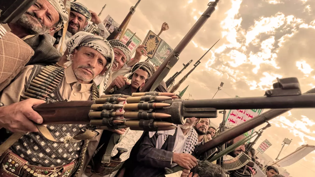 The Houthis are funded and armed by the Tehran regime © MEE