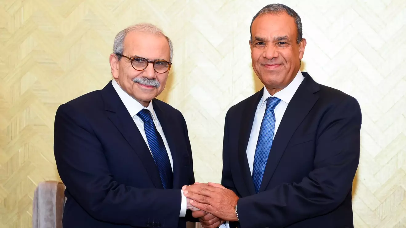 Nawaf Salam (L) and Badr Abdelatty © X