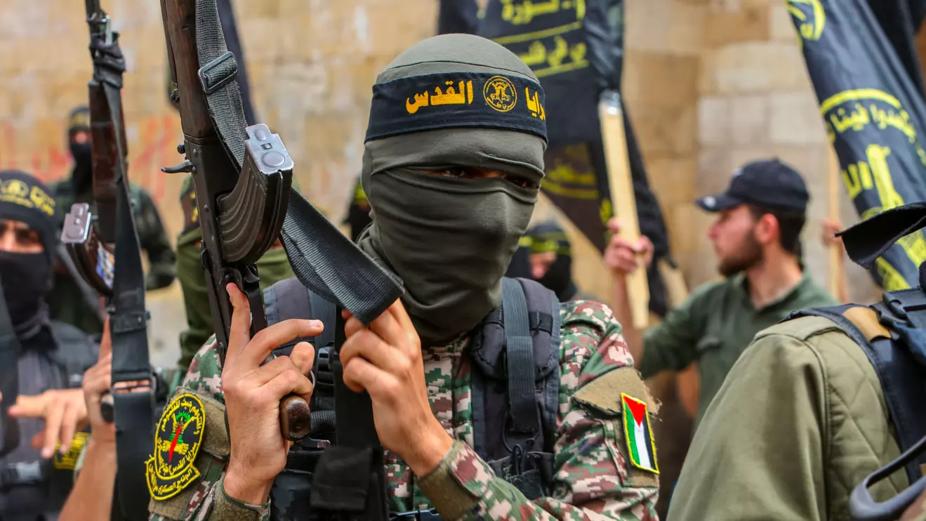 Hamas and Islamic Jihad terrorists in Gaza © Mena Today 