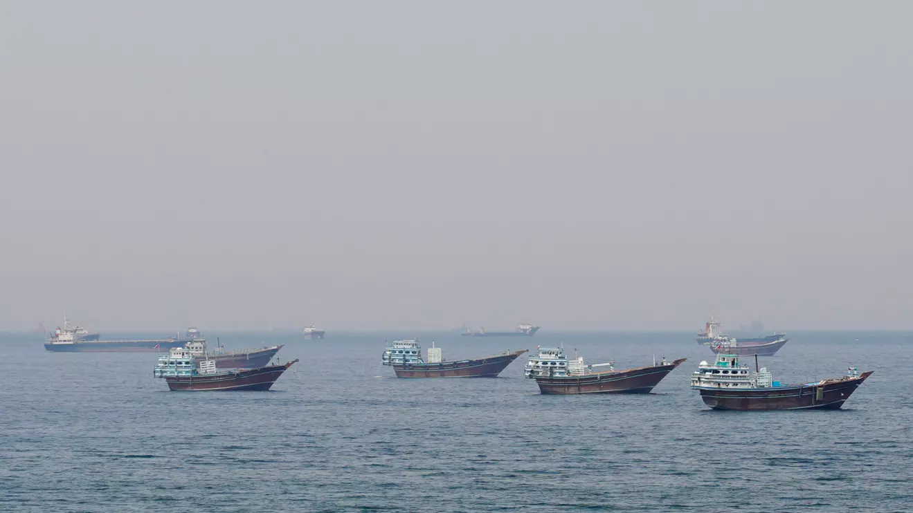 Ships and boats in the Strait of Hormuz off the coast of Musandam, Oman, April 20, 2026. Reuters