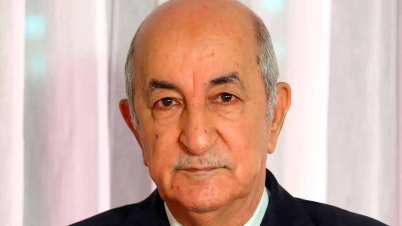 Algerian President Abdelmadjid Tebboune