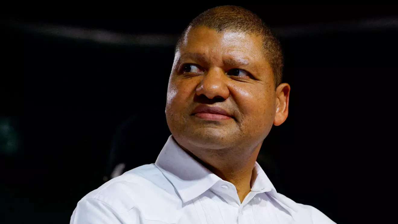 Jean-Louis Billon, presidential candidate of the CODE (Democratic Congress), attends the launch of his electoral campaign in Abidjan, Ivory Coast October 10, 2025. Reuters/Luc Gnago