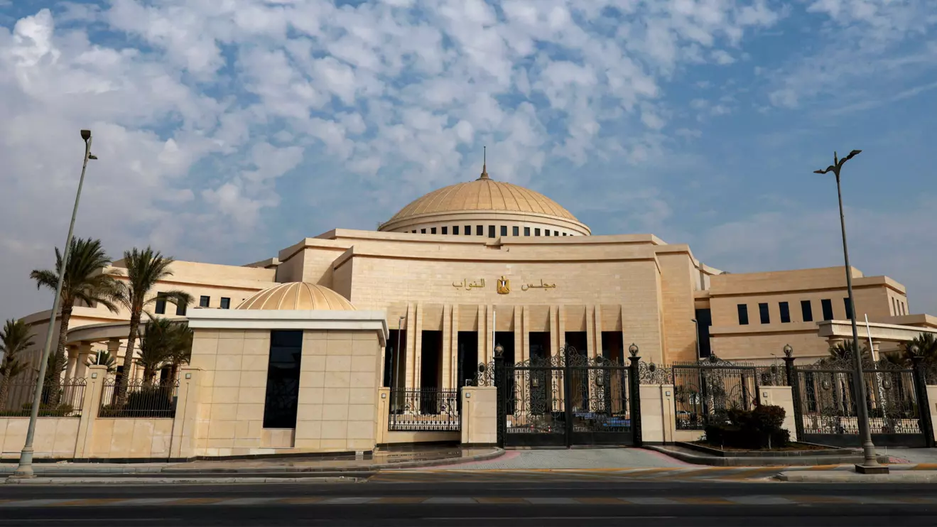 The Egyptian Parliament building in the New Administrative Capital (NAC), east of Cairo, Egypt, October 26, 2026. On the day parliament voted to authorize military support for Saudi Arabia against Yemen's Iran-aligned Houthi movement, if requested. Reuters/Mohamed Abdel-Ghany