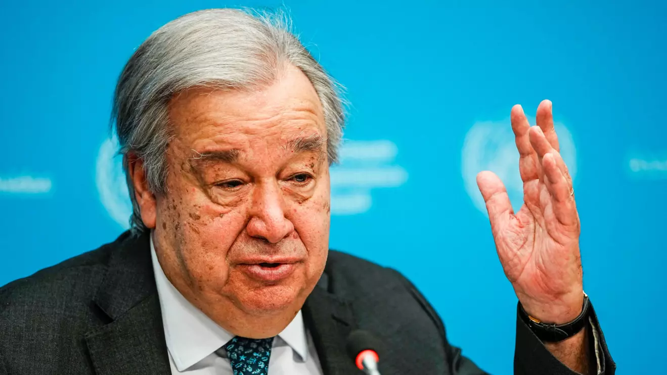 United Nations Secretary-General Antonio Guterres speaks during a press conference outlining his priorities for 2026 at U.N. headquarters in New York City, U.S., January 29, 2026. Reuters/Eduardo Munoz