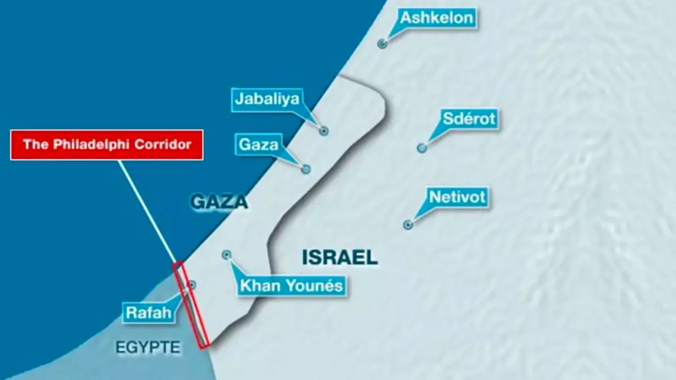 "The Philadelphi Corridor served as an oxygen line for Hamas, which it regularly used to smuggle weapons into the area of the Gaza Strip" © JCPA