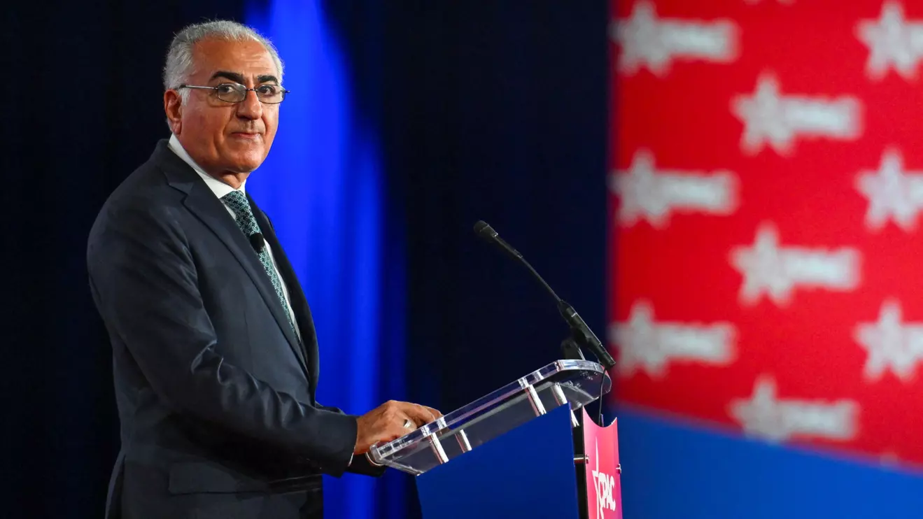 Reza Pahlavi, the exiled son of Iran's last shah and an Iranian opposition figure, speaks during the Conservative Political Action Conference (CPAC) USA 2026 at the Gaylord Texan Resort and Convention Center, in Grapevine, Texas, U.S. March 28, 2026. Reuters/Callaghan O'Hare
