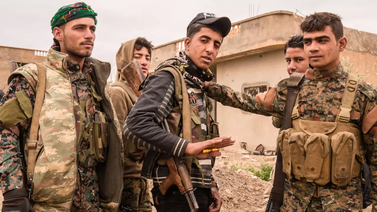 The SDF was the main fighting force allied to the United States in Syria during fighting that defeated Islamic State in 2019 © Mena Today 