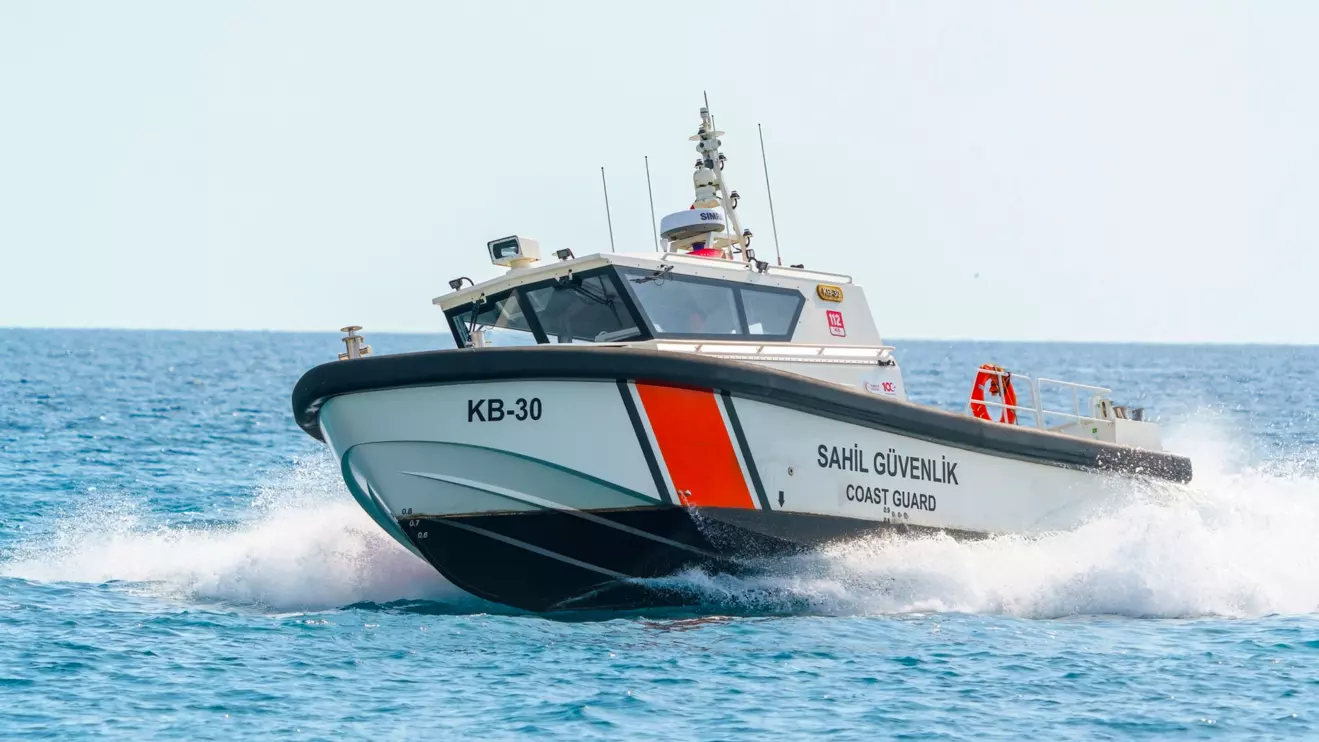 During the interception attempt, seven passengers fell into the water © Mena Today 