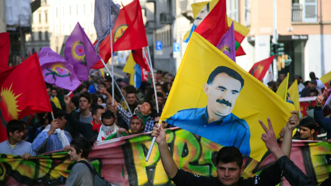  Protest in Support of the PKK in Milan, Italy © Mena Today 