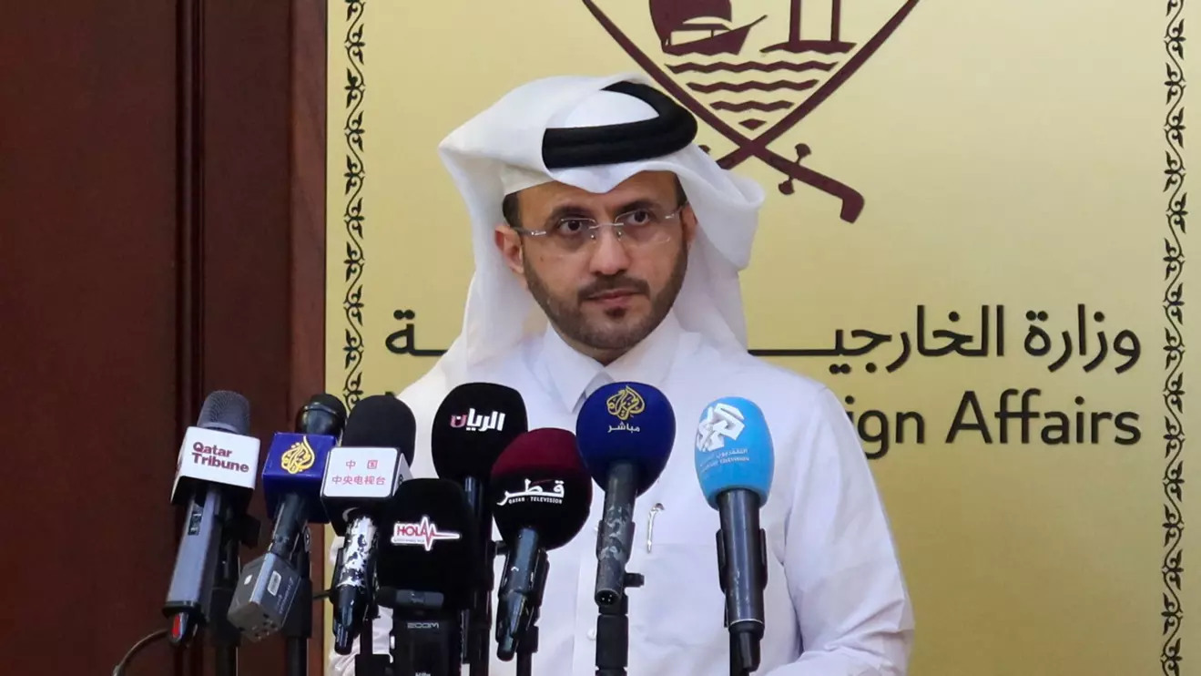 Majed Al-Ansari, Qatar's foreign ministry spokesperson, Reuters/Imad Creidi