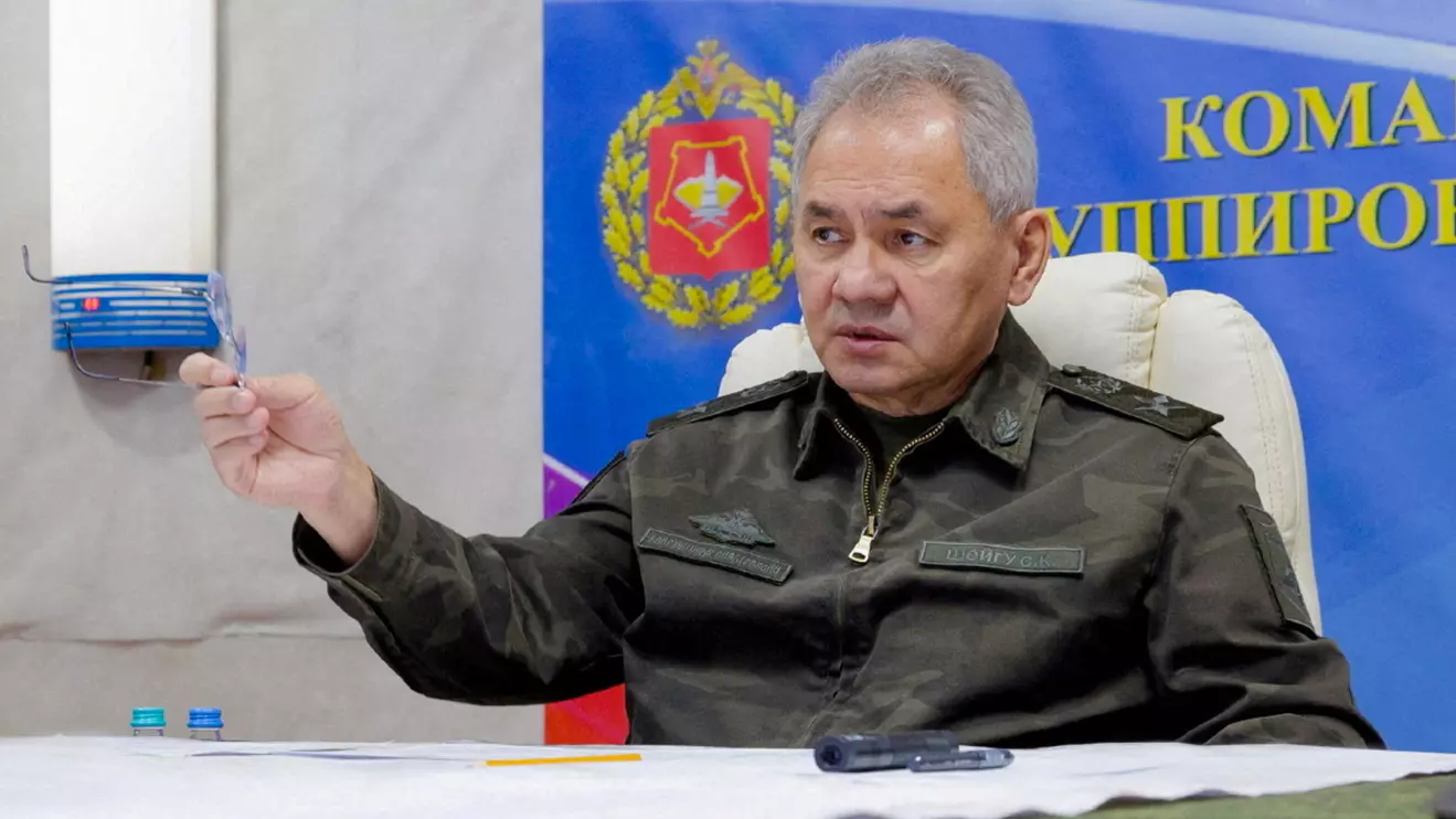 Russian Defence Minister Sergei Shoigu, Russian Defence Ministry/Handout via Reuters