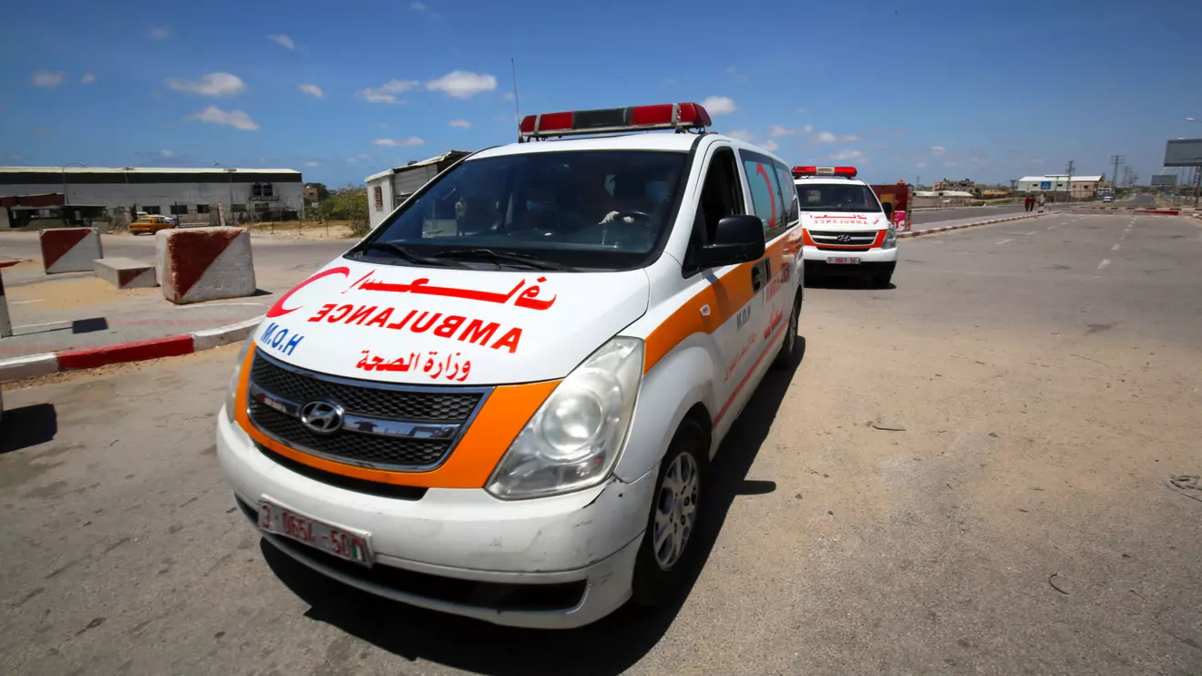 Last month, the bodies of 15 workers from the Red Crescent, Palestinian Civil Defense and United Nations were found buried in a shallow grave at the southern end of the Gaza Strip, close to their wrecked vehicles © Mena Today 