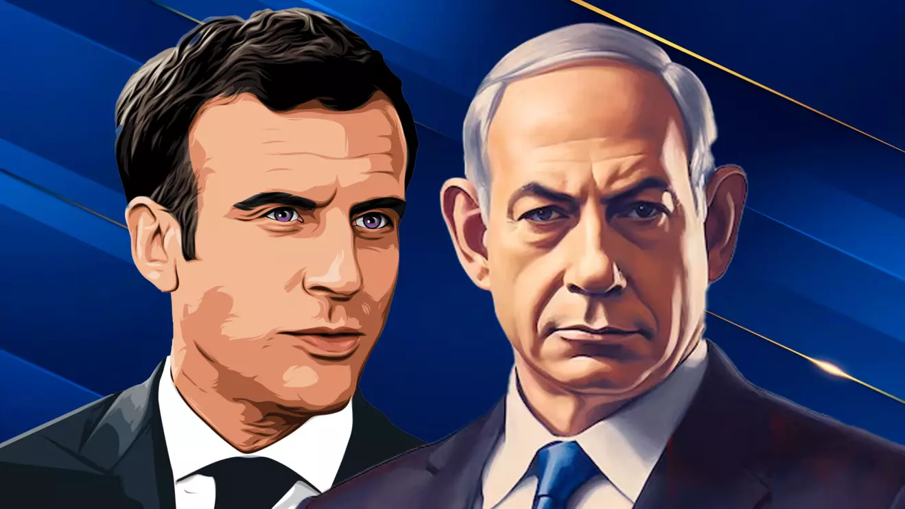 Emmanuel Macron, Benjamin Netanyahu © Mena Today 