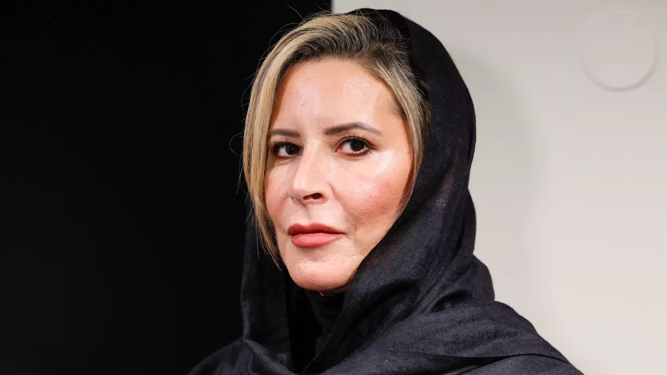 Aisha Gaddafi, daughter of Libya's former leader Muammar Gaddafi, attends an exhibition of her artworks in Moscow, Russia October 17, 2024. Reuters/Shamil Zhumatov