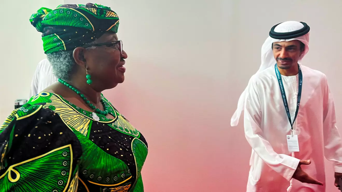 Director-General of the World Trade Organization Ngozi Okonjo-Iweala arrives to attend the opening of the WTO ministerial meeting in Abu Dhabi, United Arab Emirates, February 26, 2024. Reuters/Emma Farg