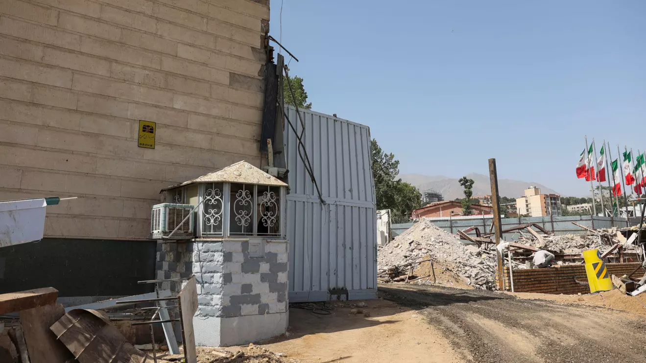 A view shows the aftermath of an Israeli strike on Evin Prison that took place on June 23, after the ceasefire between Israel and Iran, in Tehran, Iran, June 29, 2025. Majid Asgaripour/WANA (West Asia News Agency) via Reuters