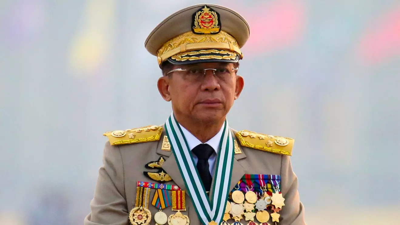 Myanmar's junta chief Senior General Min Aung Hlaing, Reuters