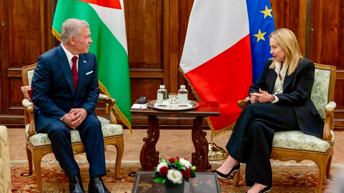 The King of Jordan and the Italian Prime Minister met in Rome on Tuesday © RHC