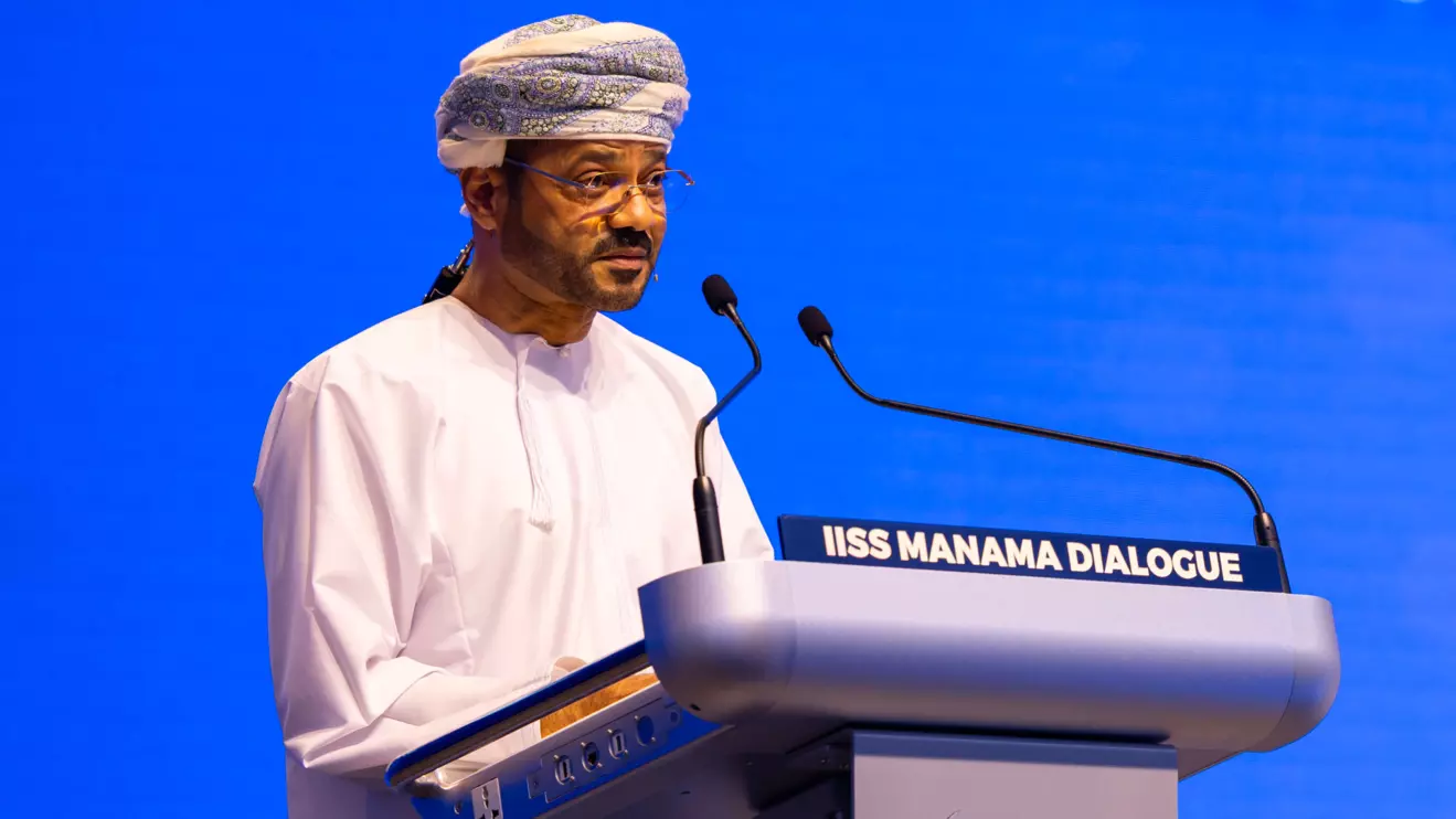 Sayyid Badr bin Hamad bin Hamood Al Busaidi, Foreign Minister, Oman © IISS