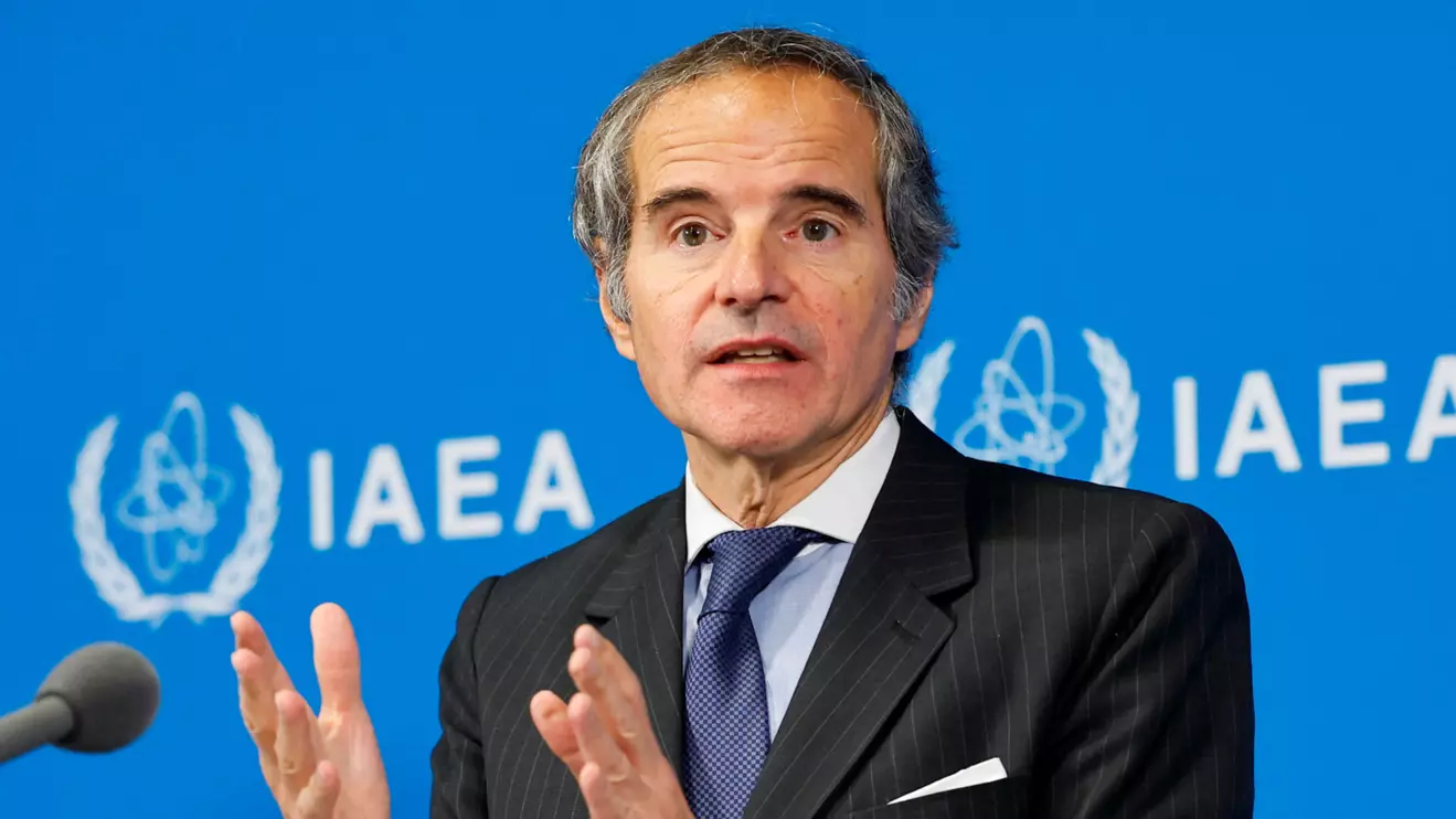 IAEA Director General Rafael Grossi holds a news conference after the first day of the agency's quarterly Board of Governors meeting at the IAEA headquarters in Vienna, Austria, June 9, 2025. Reuters/Lisa Leutner