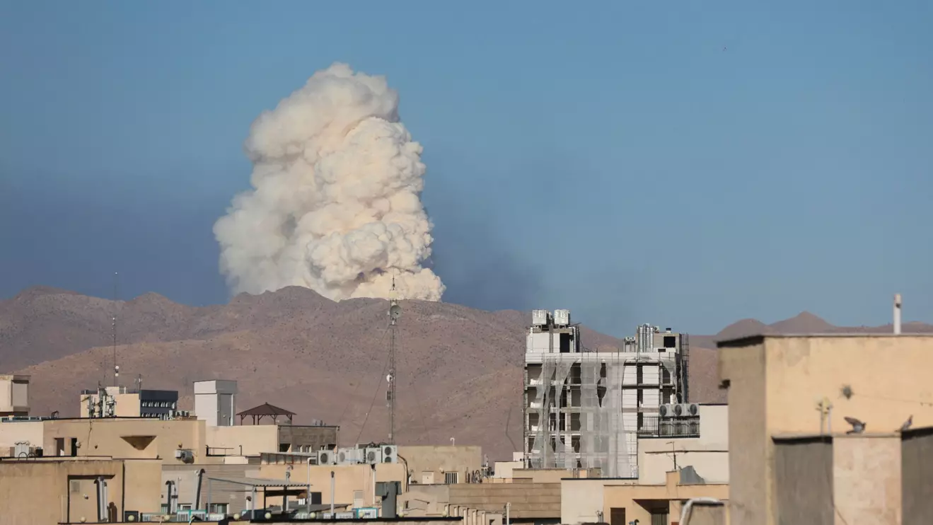Smoke rises following an Israeli attack in Tehran, Iran, June 18, 2025. Majid Asgaripour/WANA (West Asia News Agency) via Reuters