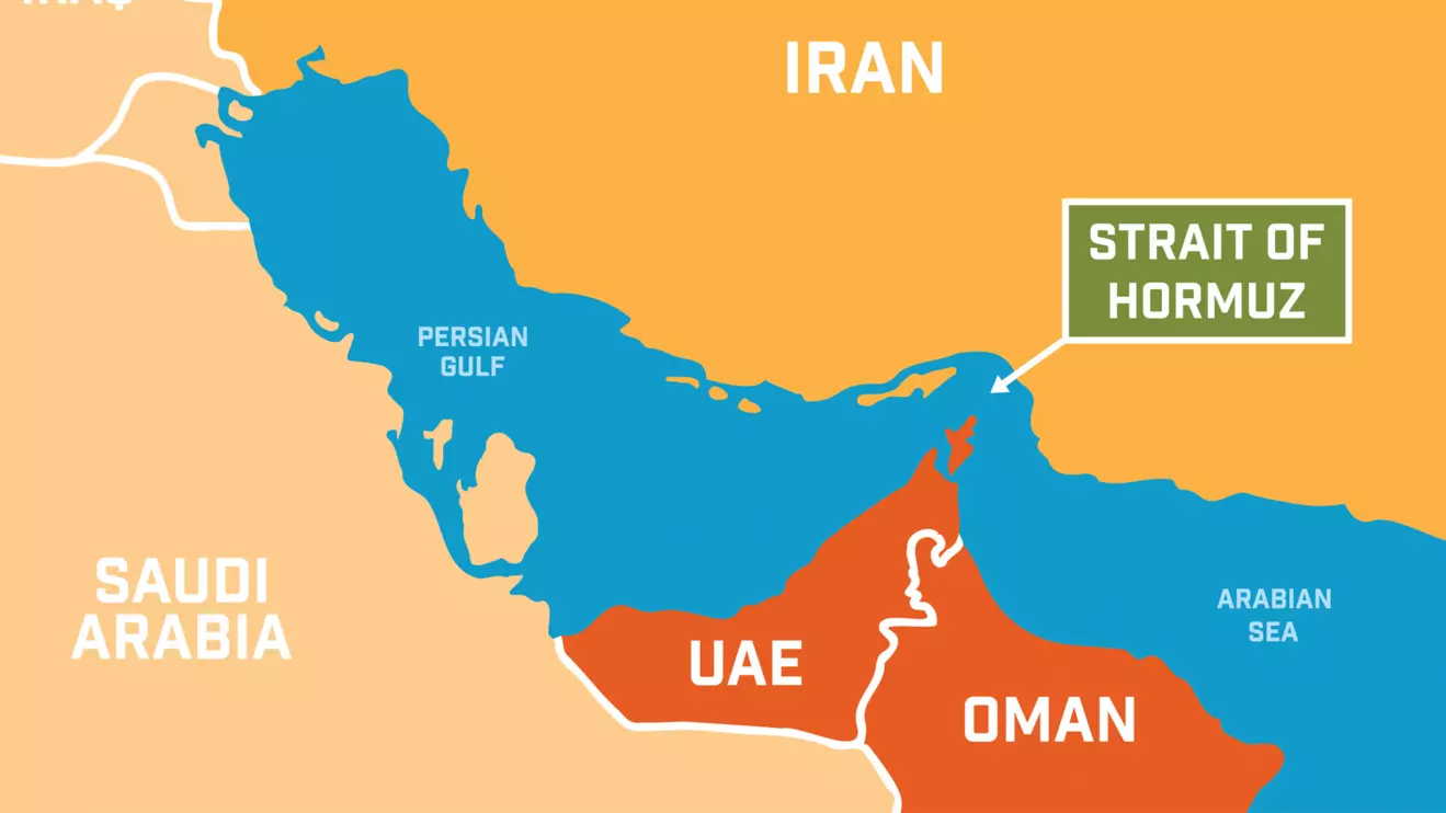 Before the US-Israeli war with Iran started on February 28, the Hormuz strait typically handled about 125 large commercial vessels per day © Mena Today 