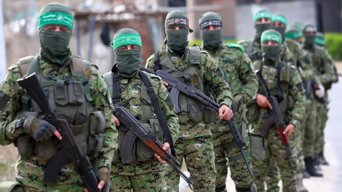 Members of Qassam Brigades of the Hamas movement © Mena Today