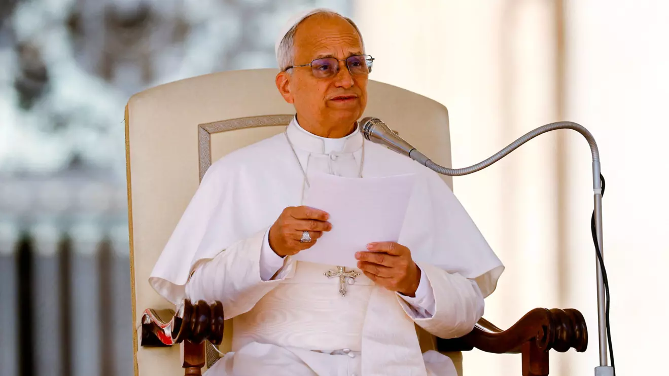 Pope Leo XIV holds a Jubilee audience on the occasion of the Jubilee of Catechists in St.Peter's Square at the Vatican, September 27, 2025. Reuters/Francesco Fotia