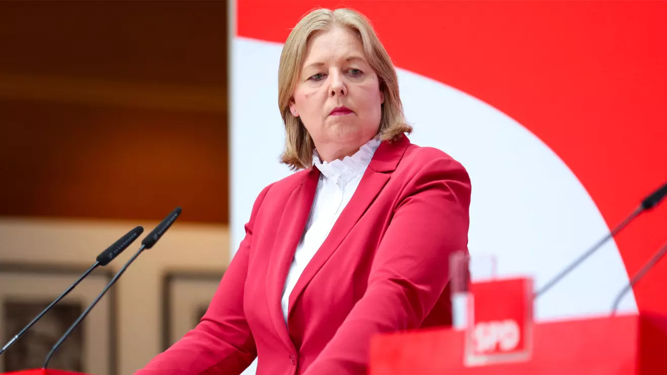 Social Democratic Party (SPD) co-leader Baerbel Bas attends a press conference, the day after the Saxony-Anhalt state elections, in Berlin, Germany, September 7, 2026. Reuters/Maryam Majd