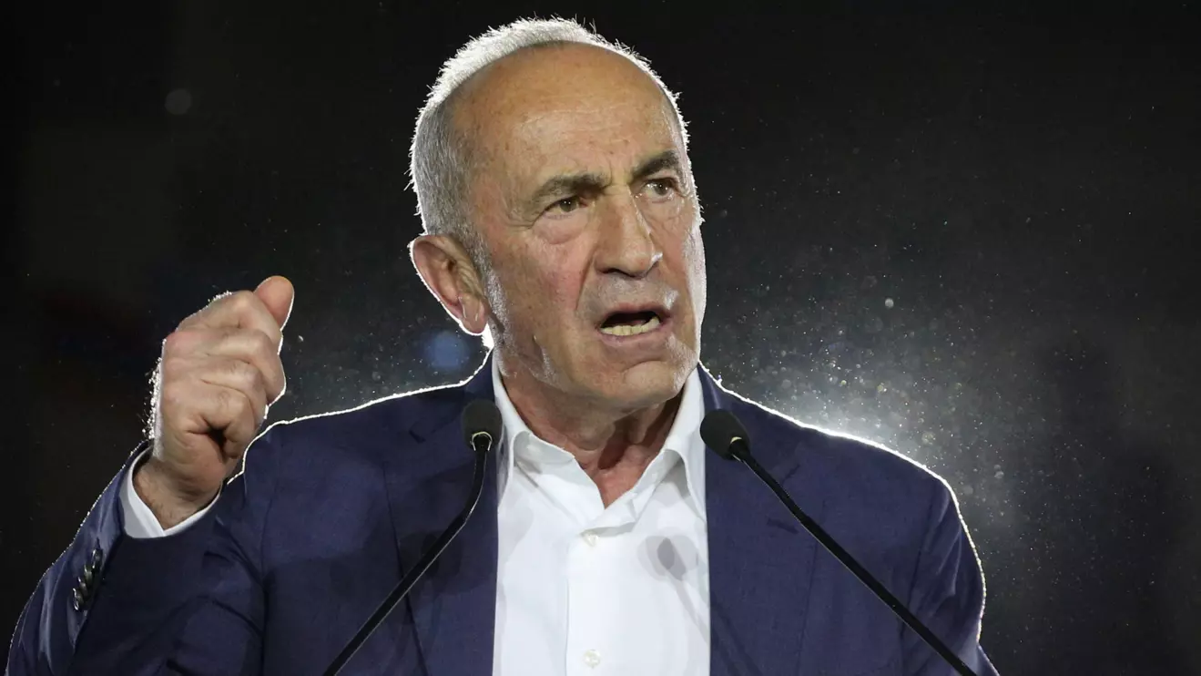 Armenia's former President Robert Kocharyan. Hayk Baghdasaryan/Photolure/via Reuters