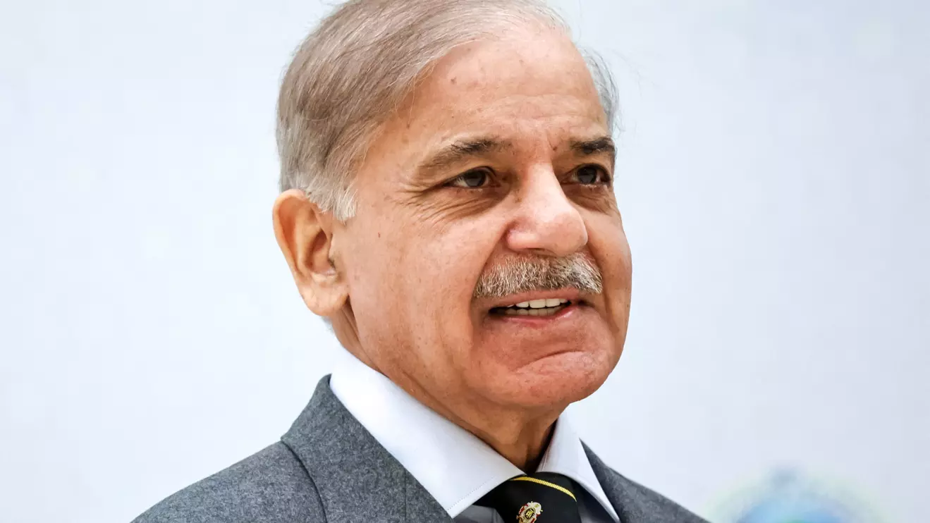 Pakistani Prime Minister Shehbaz Sharif, Sputnik/Alexander Kazakov/Pool via Reuters