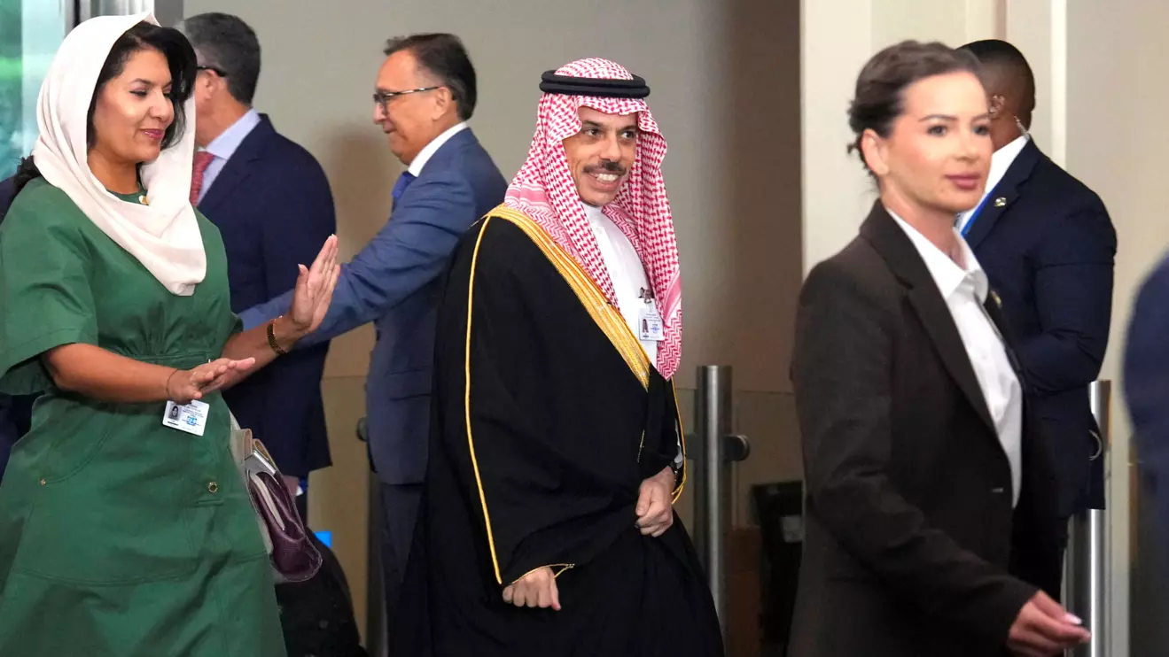 Saudi Arabia's Foreign Minister Prince Faisal bin Farhan Al-Saud arrives to attend the 81st United Nations General Assembly at UN headquarters in New York City, US, September 22, 2026. Reuters