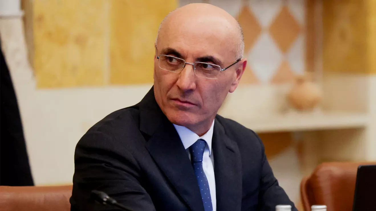 Lebanese Interior Minister Ahmad Al-Hajjar attends a cabinet meeting to discuss efforts to bring all weapons in the country under the control of the state, at the Presidential Palace in Baabda, Lebanon August 5, 2025. Reuters/Emilie Madi