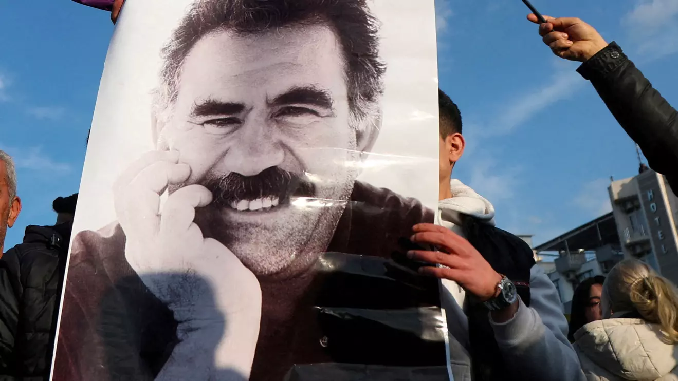 Picture of Abdullah Ocalan, Diyarbakir, Turkey, February 27, 2025. Reuters/Sertac Kaya