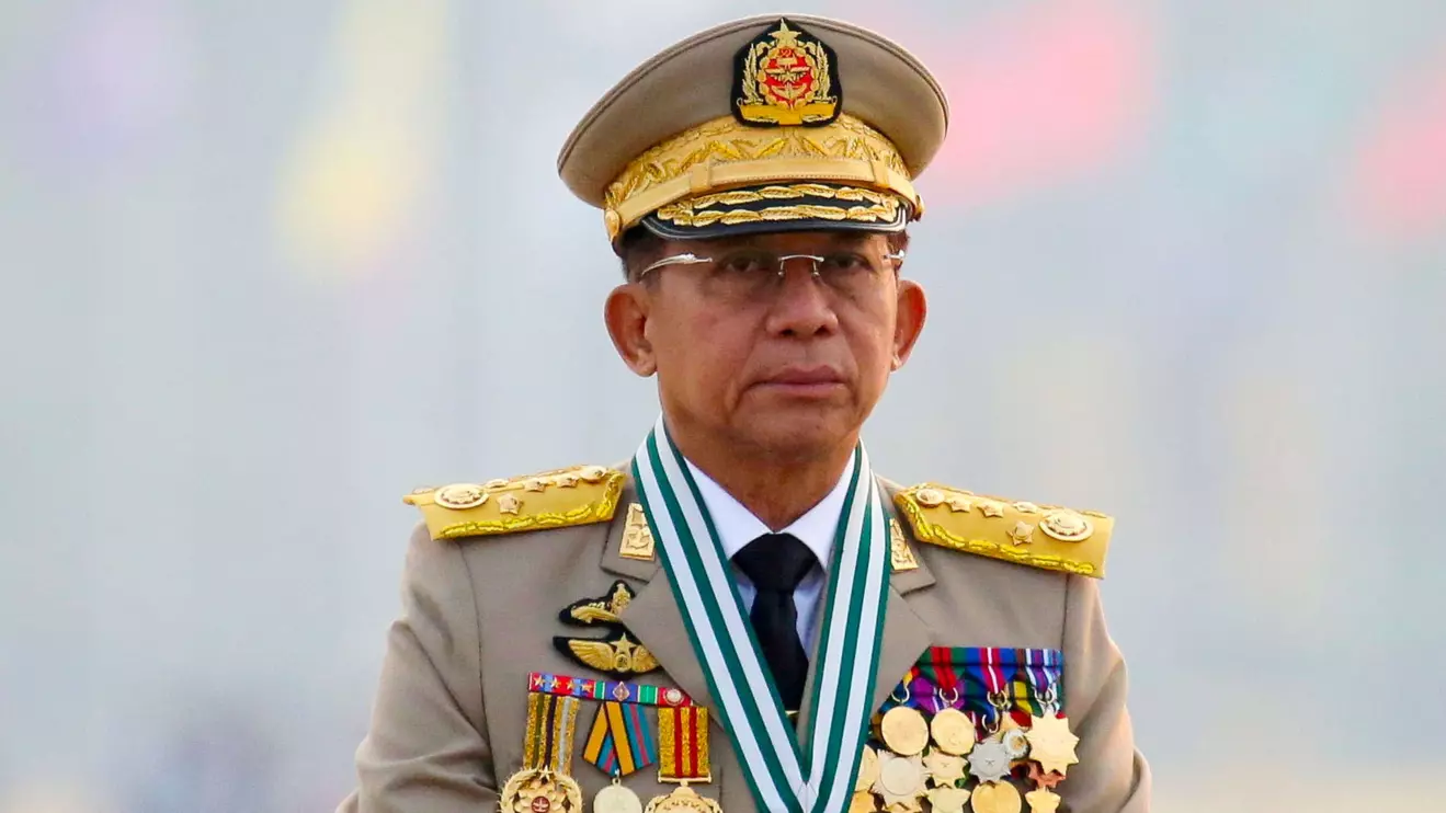 Myanmar's junta chief Senior General Min Aung Hlaing, Reuters