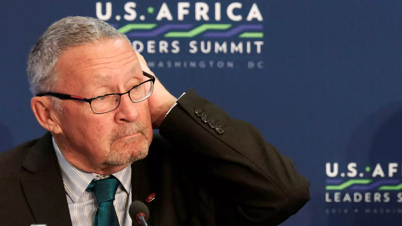 Zambia's Vice President Guy Scott at the first Leaders' Session of the U.S.-Africa Leaders Summit, at the State Department in Washington, in this August 6, 2014 file picture. Reuters/Larry Downing