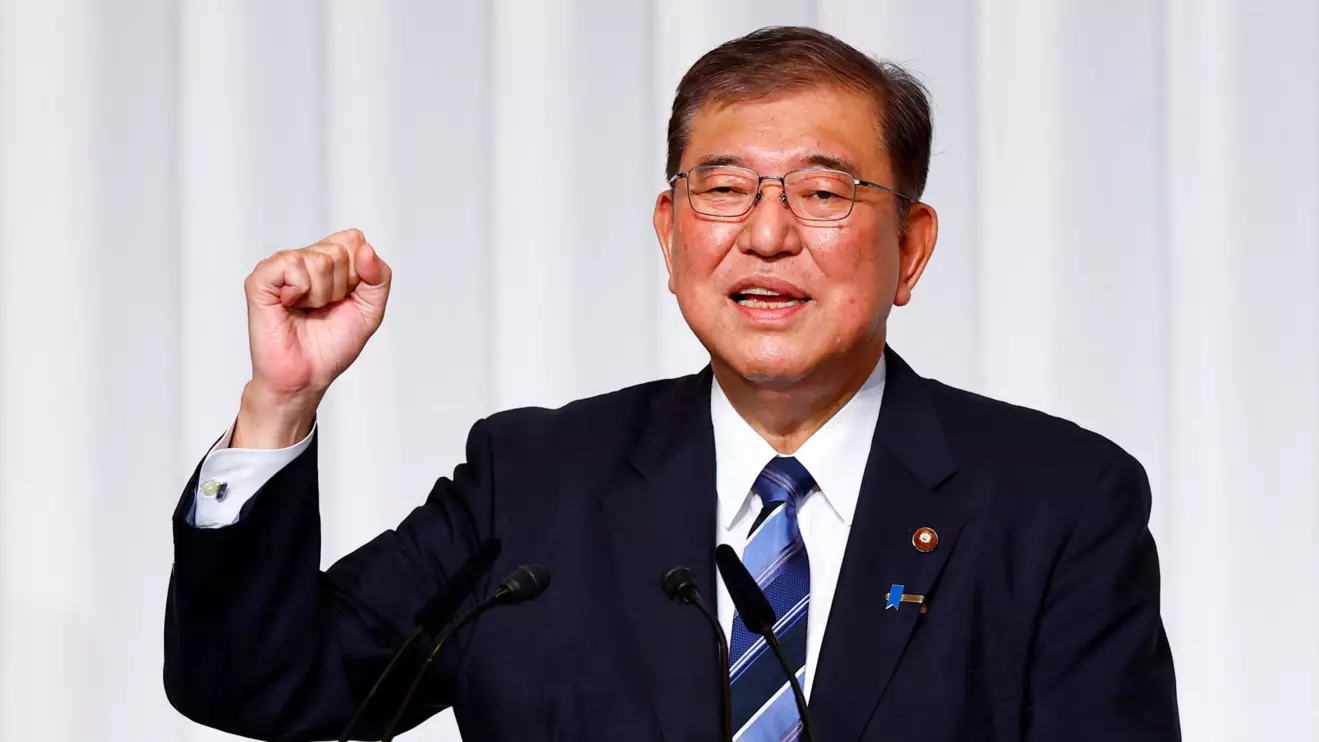 Shigeru Ishiba, the newly elected leader of Japan's ruling party, the Liberal Democratic Party (LDP) reacts on the day of a press conference after the LDP leadership election, in Tokyo, Japan September 27, 2024. Reuters/Kim Kyung-Hoon