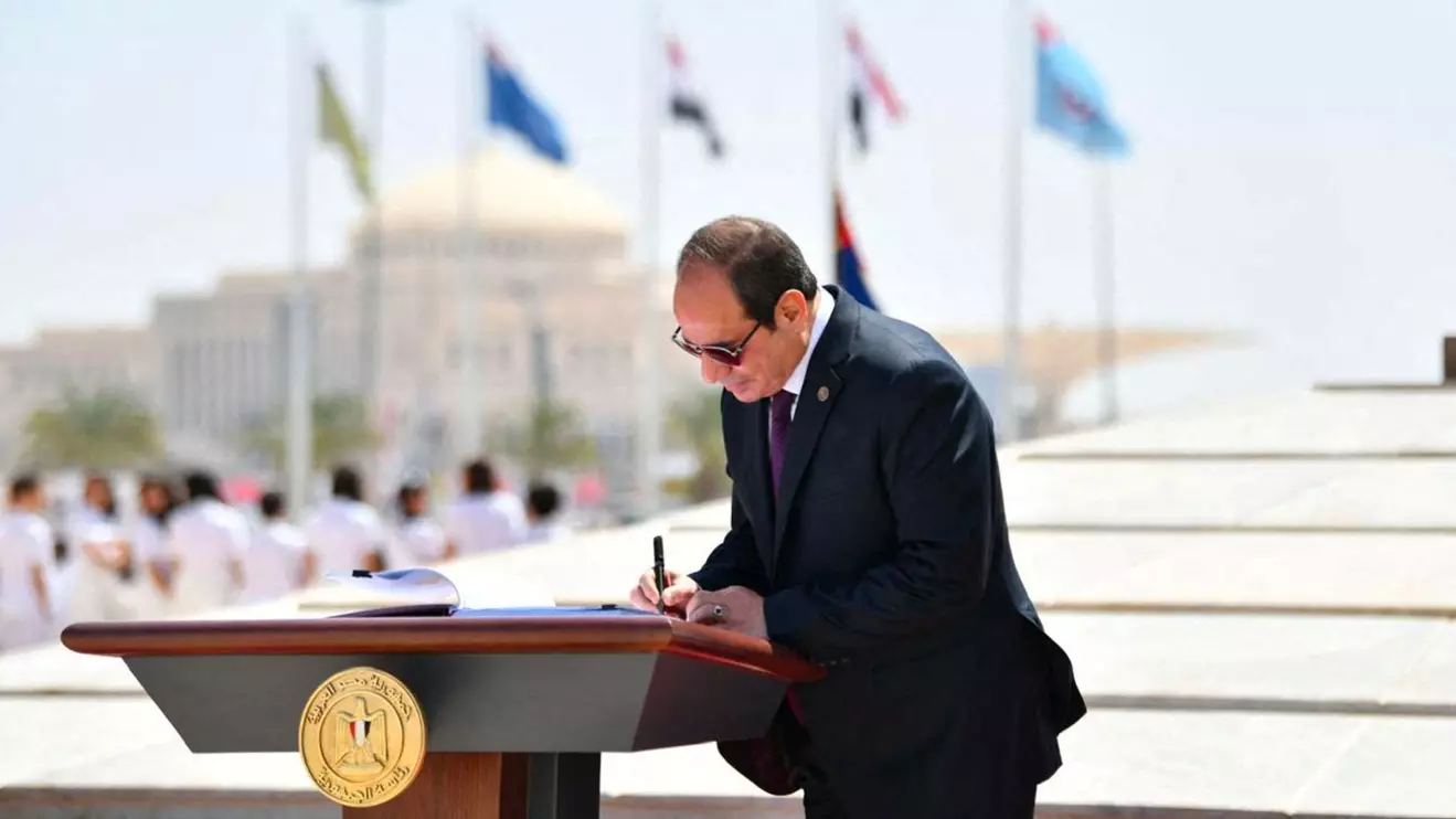 Egyptian President Abdel Fattah al-Sisi, The Egyptian Presidency/Handout via Reuters