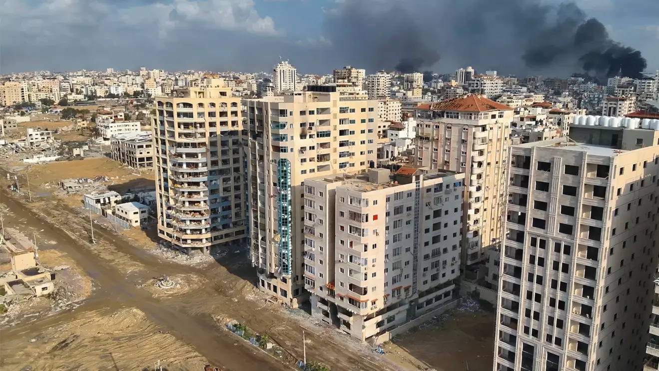 The Rimal district in Gaza in March 2024 © Mena Today 
