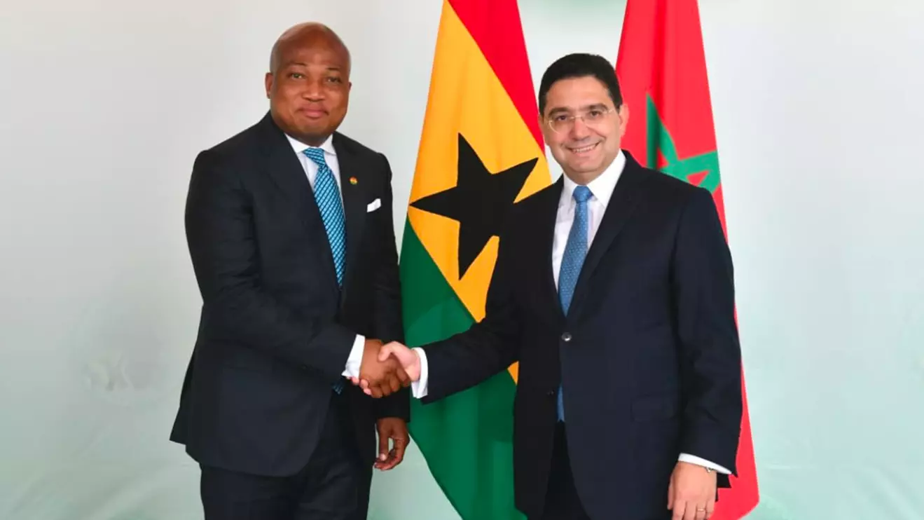 Samuel Okudzeto Ablakwa and Nasser Bourita, Morocco’s Minister of Foreign Affairs, on Thursday in Rabat © X