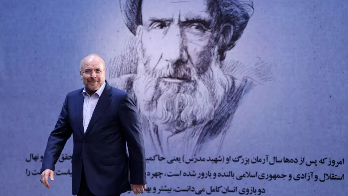 Iranian Parliament Speaker Mohammad Bagher Ghalibaf attends a press conference in Tehran, Iran November 27, 2024. Majid Asgaripour/WANA (West Asia News Agency) via Reuters