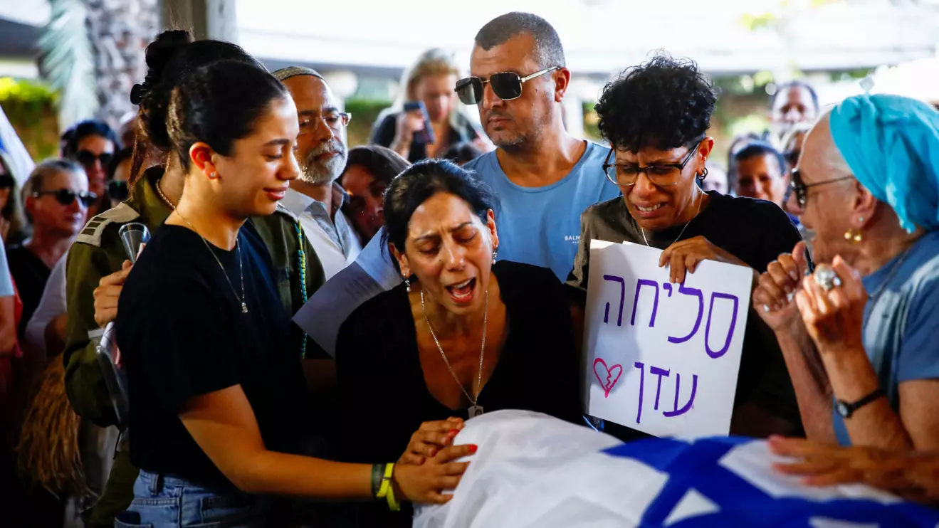 Funerl of Eden Yerushalmi, Petach Tikva, Israel, September 1, 2024. Reuters/Shir Torem