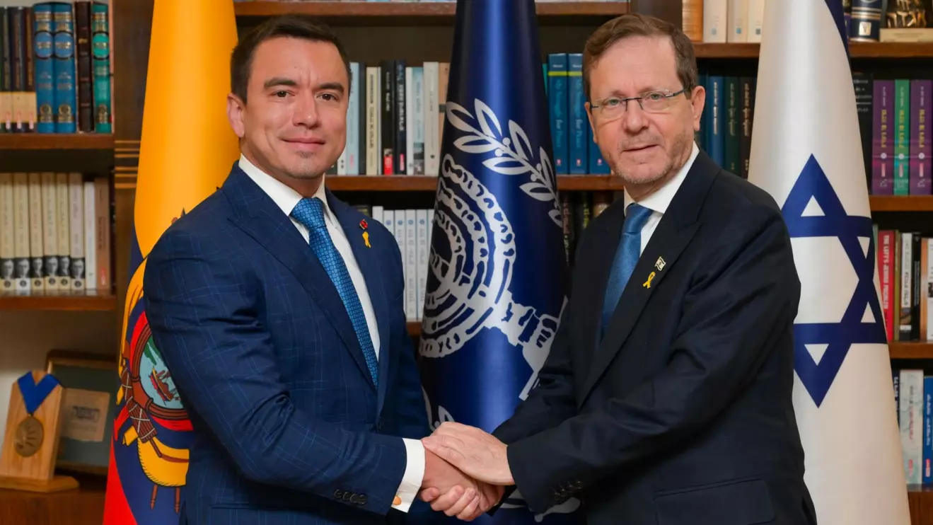 Daniel Noboa and Isaac Herzog © X 